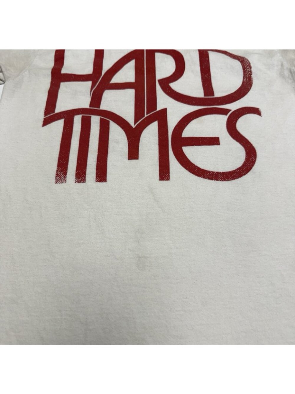Paramore Hard Times T Shirt White Ringer Band Tee Size Small Emo Pop Punk - Picture 6 of 12